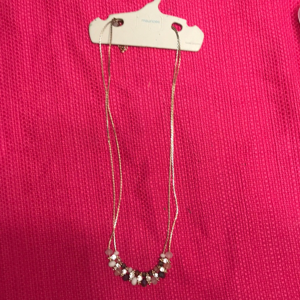 Maurice’s dainty stone beaded necklace